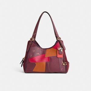 Coach Upcrafted Lori Shoulder Bag With Snakeskin Detail Purses